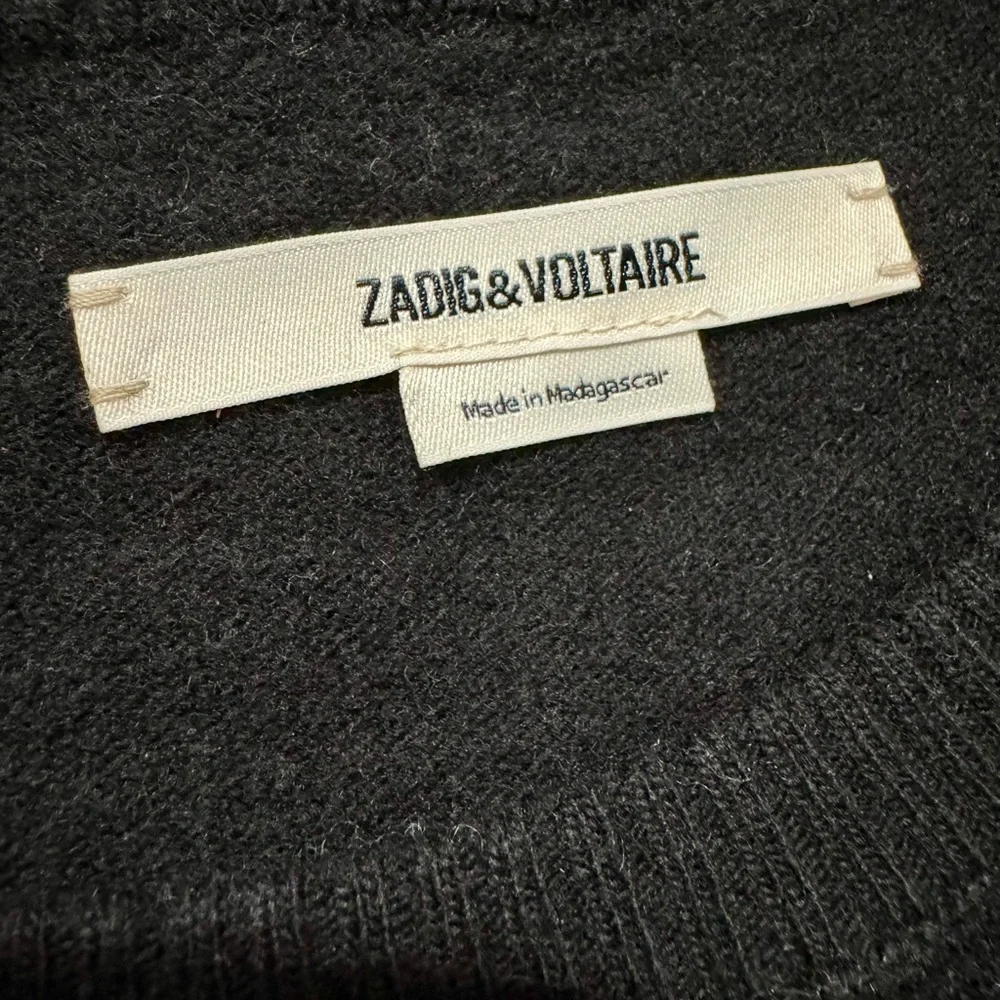 Zadig & Voltaire Wool & Cashmere Sweater (sleeves: Girls Can Do Anything) - Picture 5 of 5